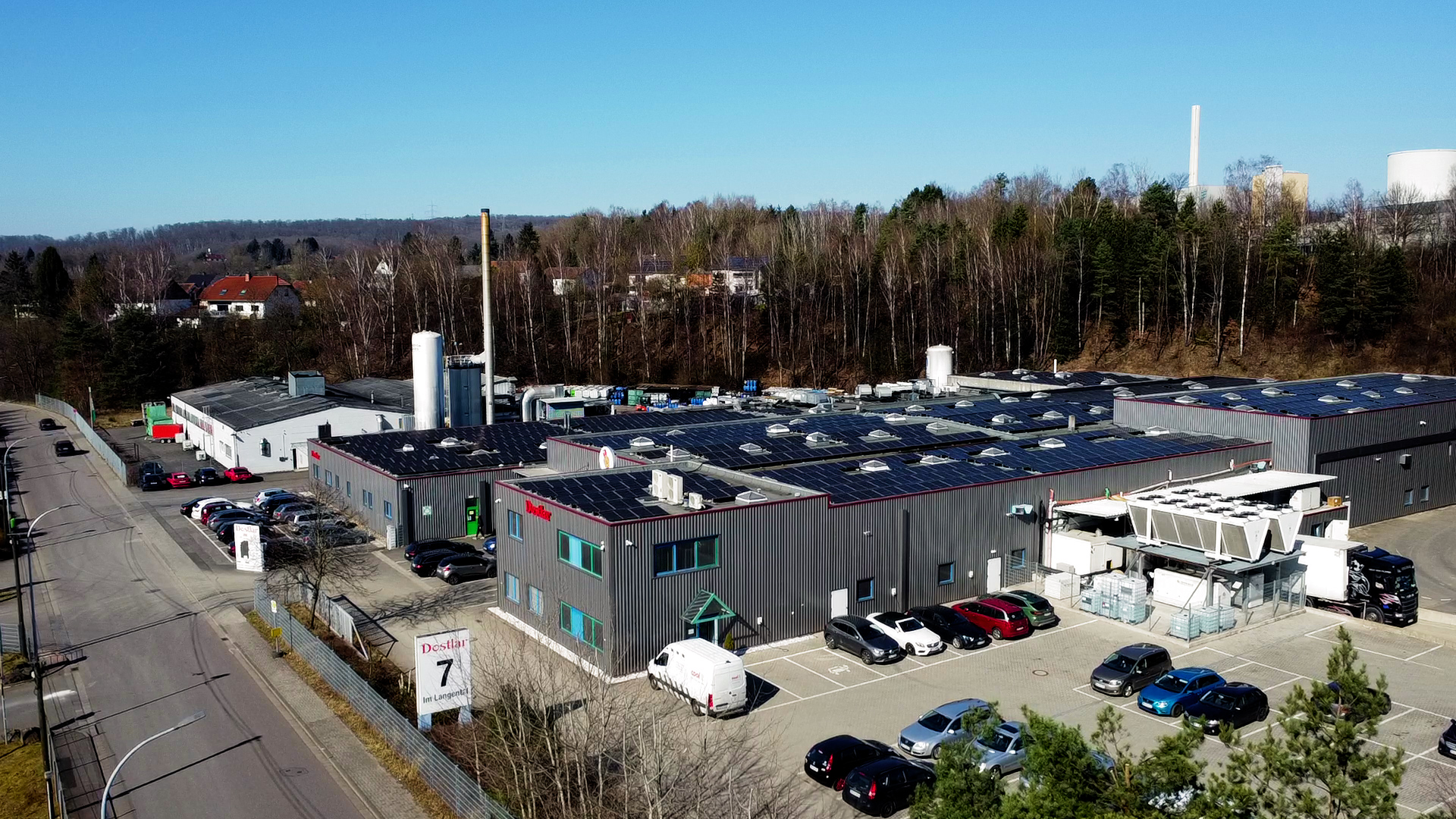 Dostlar production facility aerial view